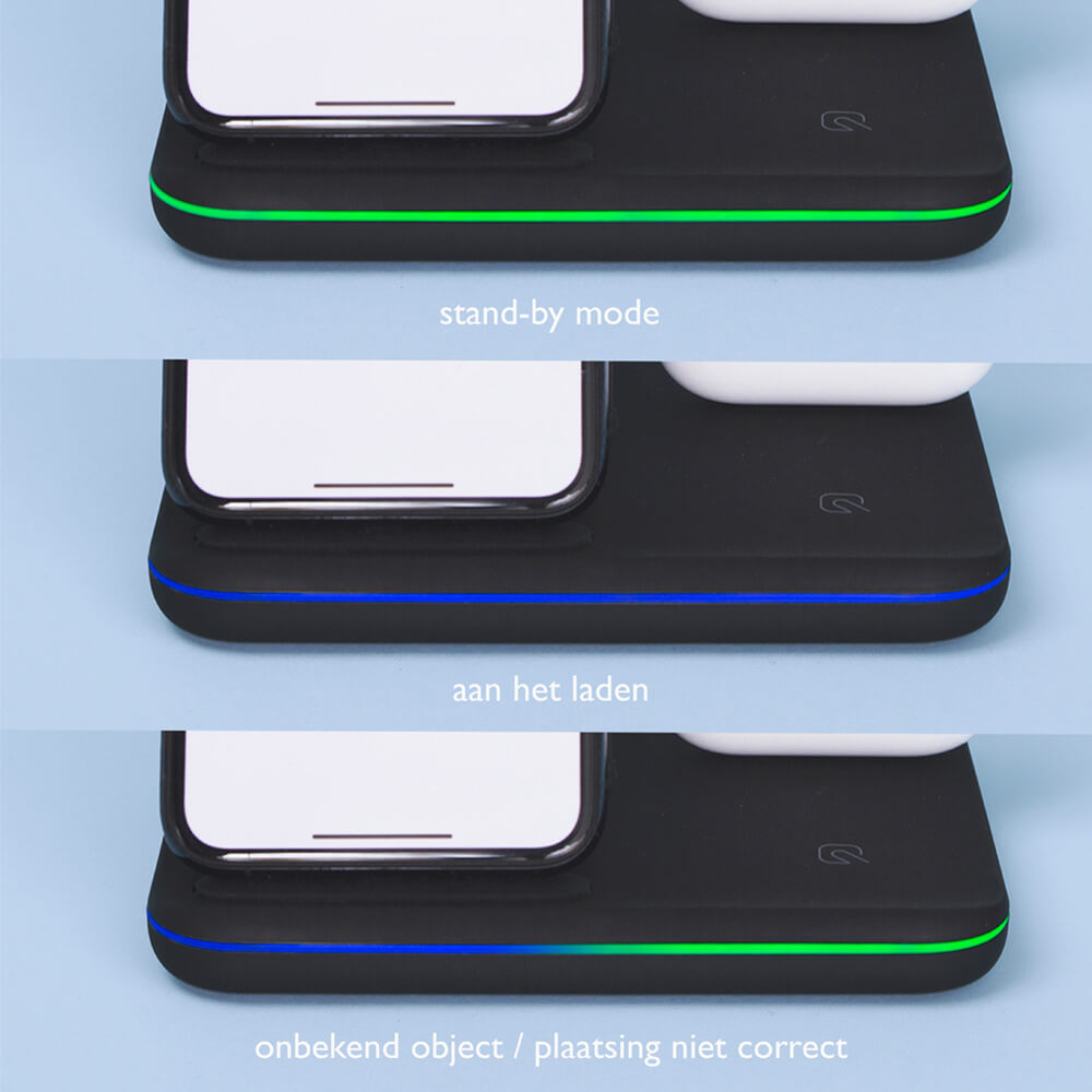 3-in-1 Wireless Charger for Apple and Android