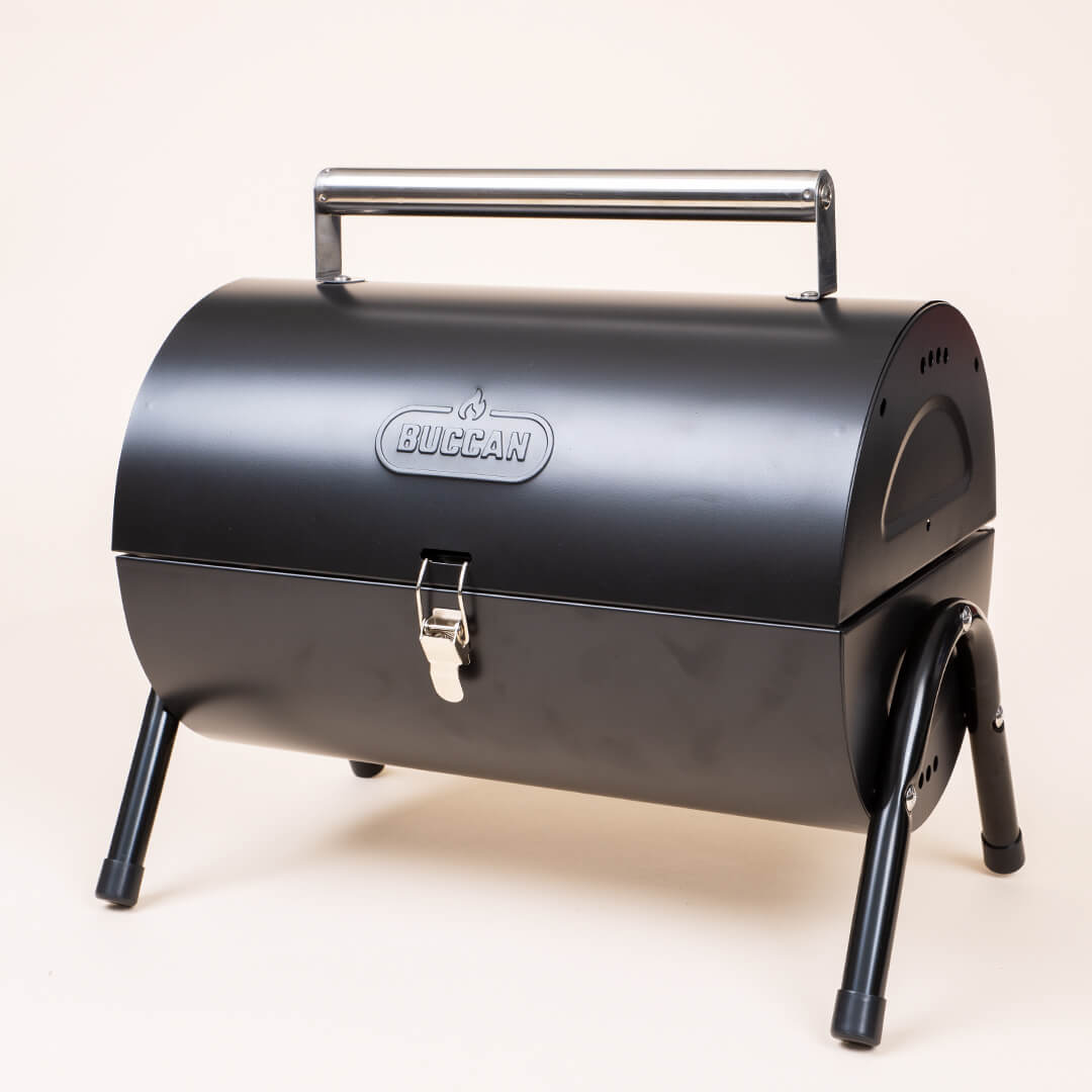 Portable houtskool Barrel Barbecue van Buccan
