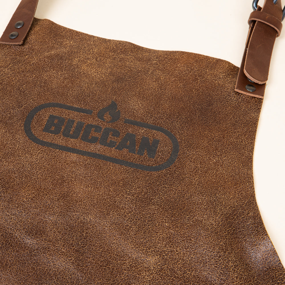 Lederen BBQ Schort van Buccan