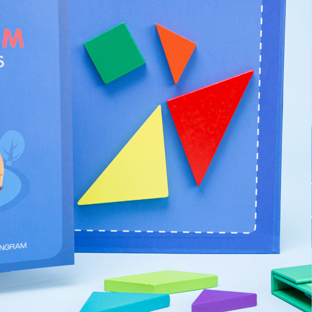 Casse-tête Tangram magnétique pour les tout-petits