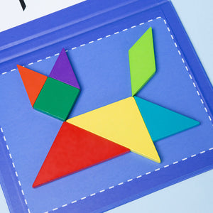Casse-tête Tangram magnétique pour les tout-petits