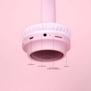 Wireless Headphones for Children with LED Lights